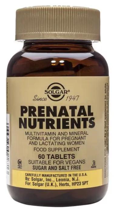 Solgar Nutriments Prénataux 60 c