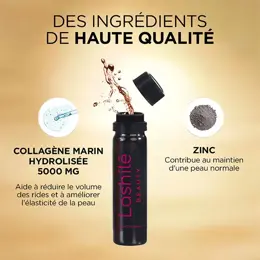 Lashilé Beauty Shots Collagène 5000 mg Action Anti-âge Collagène marin type 1 et 3, Zinc 14 shots