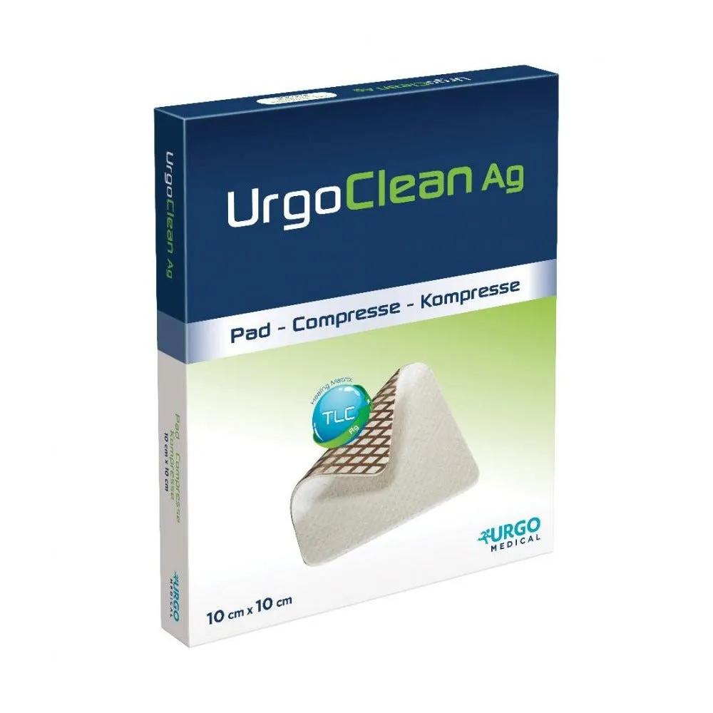 UrgoClean Ag Medicazione Antimicrobica e Debridante 10x10 cm 5Pz