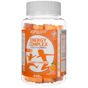Aspolvit Energy Complex Orange Flavor 60 Gummies