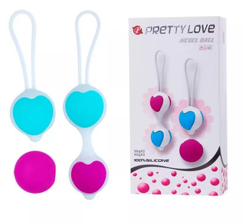 Boules Kegel en silicone de Pretty Love