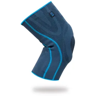 Aqtivo Sport elastisches Kniepolster mit Silikonpolsterung und seitlichen Stabilisatoren M