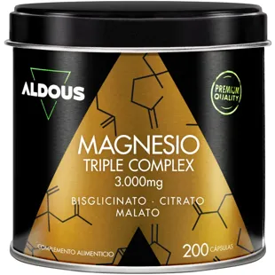 Aldous Bio Magnesium Triple Complex 3000 mg 200 Capsules