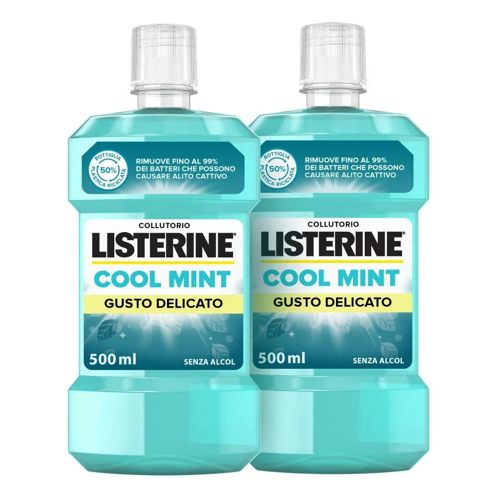 Listerine Zero Collutorio Gusto Delicato BIPACCO 2x500 ml