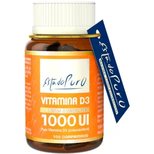 Vitamine D3 à l&#39;état pur 1000 UI 100 comprimés