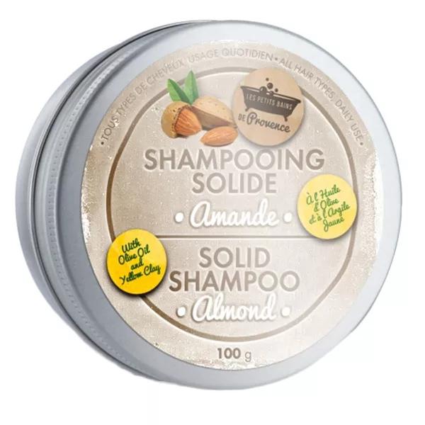 Les Petits Bains de Provence Champú Sólido Caja de Metal Almendra 100g