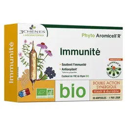 Les 3 Chênes Phyto Aromicell'R Immunité Bio 20 ampoules