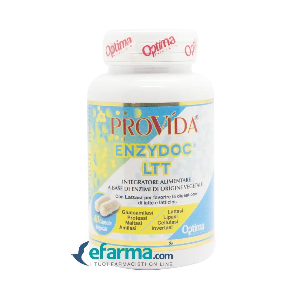 Optima Provída Enzydoc LTT integratore Digestione Lattosio 40 Capsule