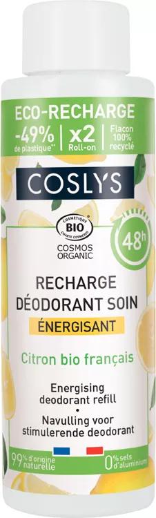 Coslys Citron Déodorant Énergisant Recharge 100 ml