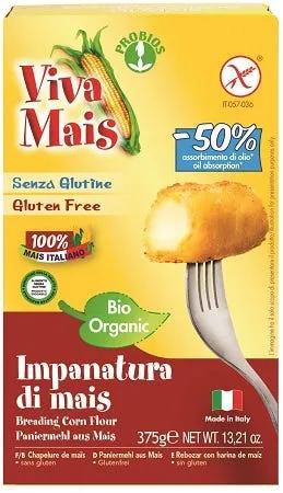 Viva Mais Impanatura di Mais Biologica Senza Glutine 375 g