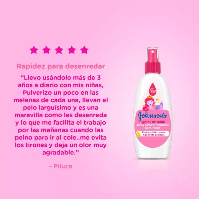 JOHNSON'S ACOND. Spray Conditioner - 200 Ml, Pflegt Ohne Zu Ziehen