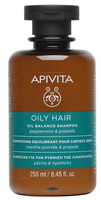 Apivita Oil Balance Shampoo für fettiges Haar 250ml