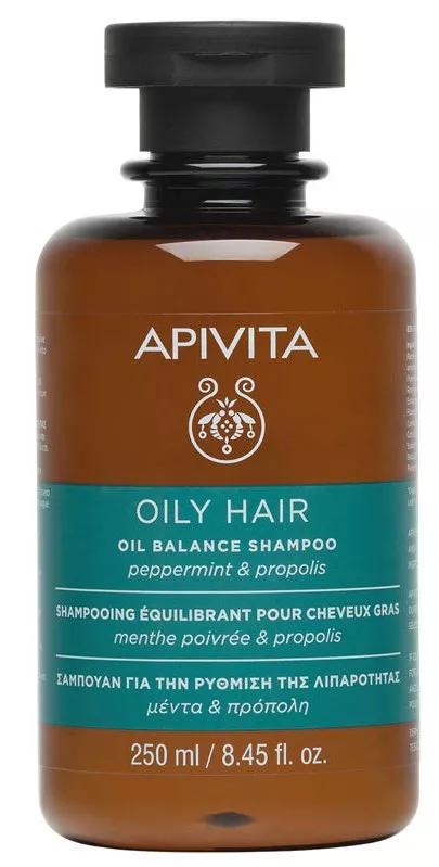 Apivita Oil Balance Champô Cabelo Oleoso 250ml