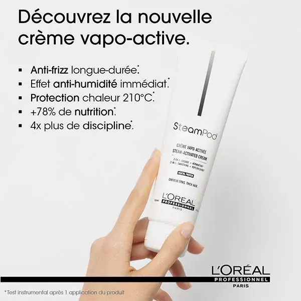 L'Oréal Care & Styling SteamPod Latte Levigante Rimpolpante Capelli Spessi 150ml