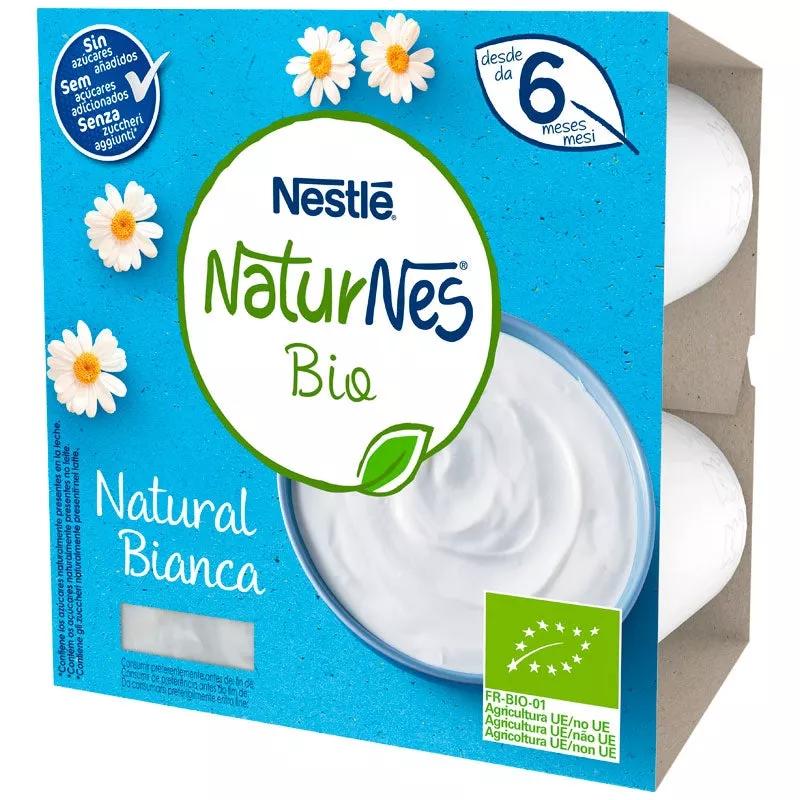 Naturnes Yogurte Natural Bio +6M 4X90gr