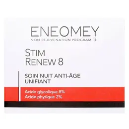 Eneomey Stim Renew 8 Soin Nuit Anti-âge Unifiant 50ml