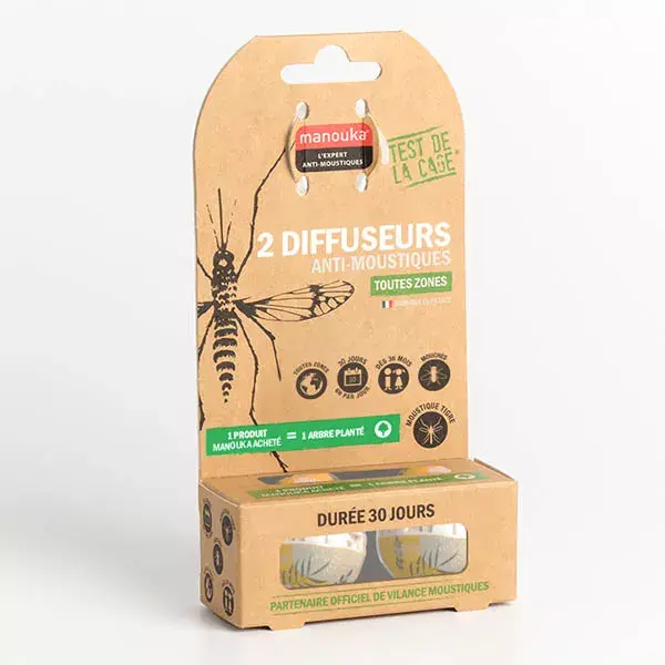 Manouka Double Boule Diffuseur Feuille