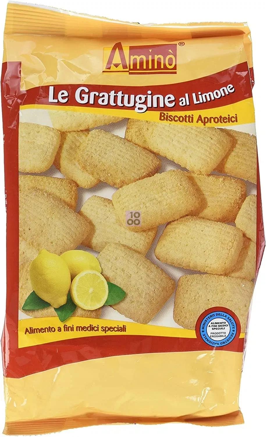 Aminò Le Grattugine Al Limone Biscotti Aproteici 200 g