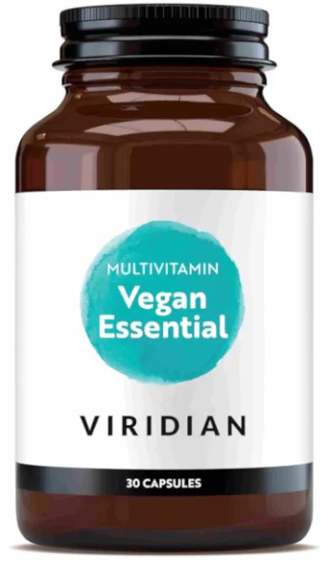 Viridian Essential Vegan Multivitamin 30 Vegetable Capsules