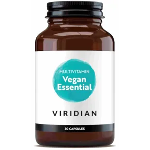 Viridian Essential Vegan Multivitamin 30 Vegetable Capsules