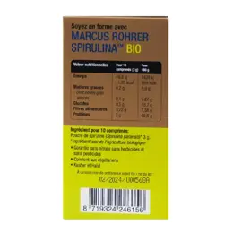 Marcus Rohrer Spirulina Bio 540 Comprimés