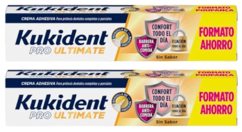 Kukident Pro Ultimate sans saveur 2x57 gr PACK VALEUR