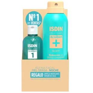 Isdin Acniben Body 150 ml + GIFT Mattierendes Reinigungsgel 50 ml
