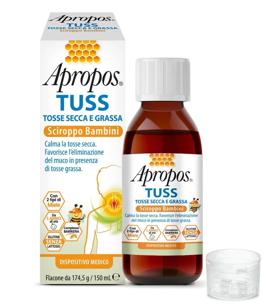 Apropos Tuss Sciroppo Bambini Tosse Secca e Grassa 150 ml