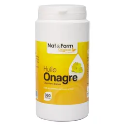 Nat & Form Original Huile Onagre 360 capsules