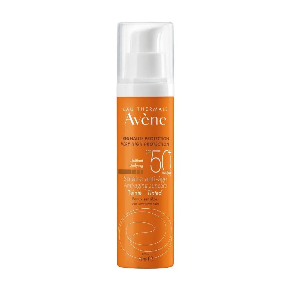 Avène Solare Trattamento Anti-Età Colorato SPF 50+ Viso 50 ml