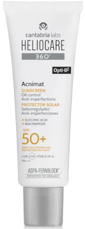 Heliocare 360 Acnimat SPF50+ 50 ml