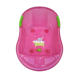 dBb Remond Vaschetta da Bagno Elefante Rosa Translucida