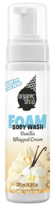 Organic Shop Eiscreme-Vanille-Schäumendes Duschgel 200 ml