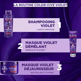 L'Oréal Elsève Color-Vive Shampoing Violet Déjaunisseur 200ml
