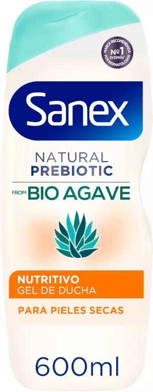 Sanex Natural Prebiotic Gel de ducha Agave Hidratante 600 ml