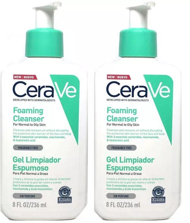Cerave Schäumendes Reinigungsgel 2x236 ml