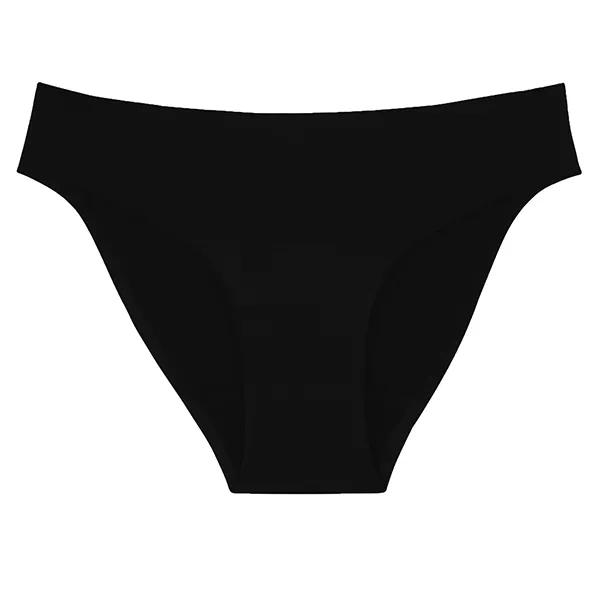Bragas menstruales de microfibra Smoon de flujo medio, color negro, talla TL