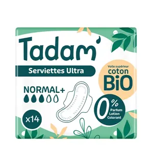 Tadam' Igiene Femminile Assorbenti Dermo-Sensitive Ultra Normali 14 unità