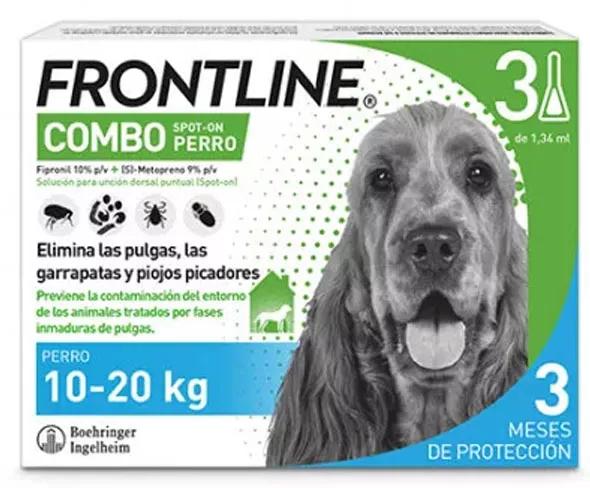 Frontline Spot On Combo Cães 10-20 kg 6 Pipetas