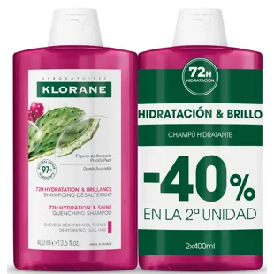 Klorane Barbary Fig Shampoo 2x400 ml