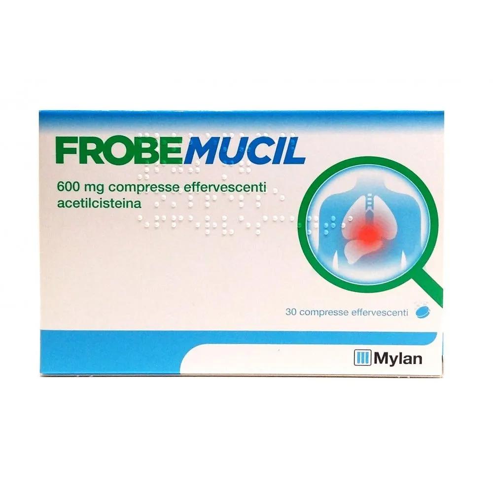 Frobemucil 600mg Trattamento delle Affezioni Respiratorie 30 Compresse Effervescenti