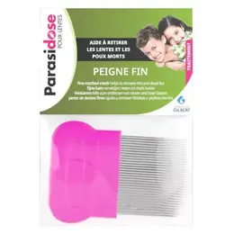 Parasidose Peigne Fin Rose Poux & Lentes