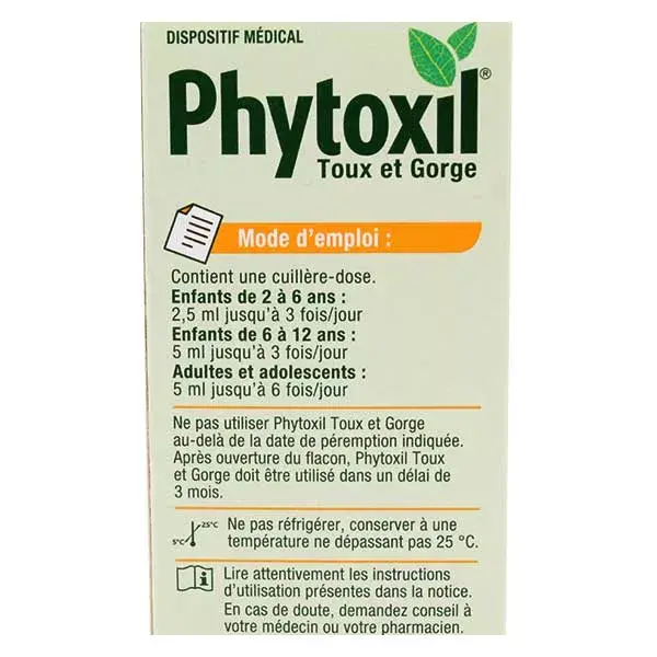Phytoxil Toux et Gorge Sirop 100ml