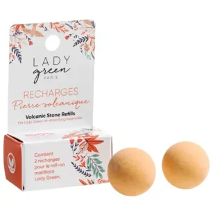 Recargas de rolo facial Lady Green 2 unidades