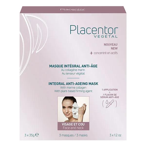 Placentor maschera pieno anti-invecchiamento confezione di 3