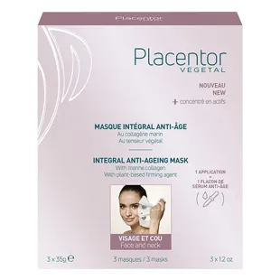 Placentor maschera pieno anti-invecchiamento confezione di 3