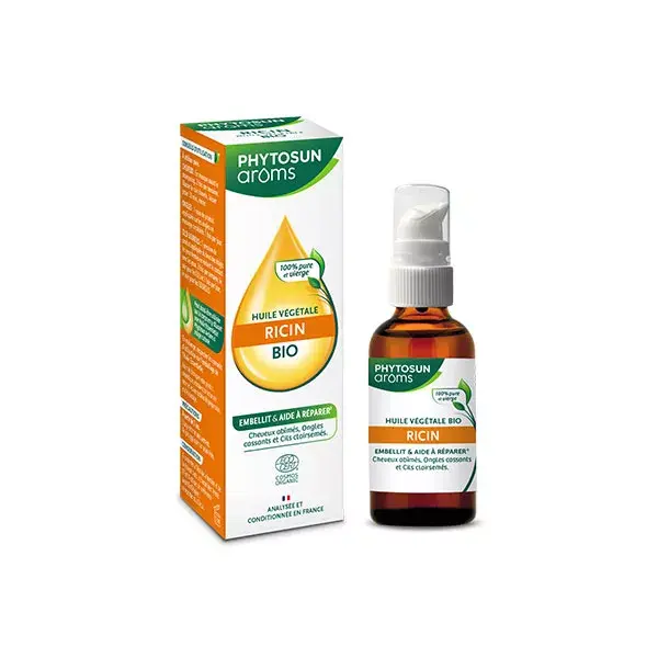 Phytosun Arôms Huile Végétale de Ricin Bio 50 ml