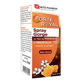 Spray per la gola al miele di Manuka e propoli di Forté Pharma 15 ml