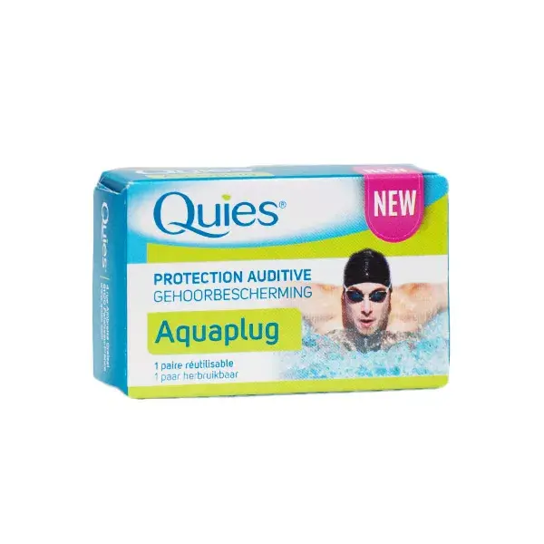 Quies Protection Auditive Aquaplug Silicone Natation 1 paire 