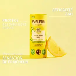 Weleda Déodorant stick Citrus Bergamot Lot de 2 x 50 g